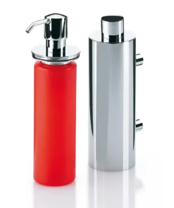 Kela Messing-Seifenspender Brass In Silber Glänzend, L 6,5 Cm X B 9 Cm X H 23,5 Cm -Relaxdays Verkaufsshop kela messing seifenspender brass in silber glanzend l 6 5 cm x b 9 cm x h 23 5 cm 3