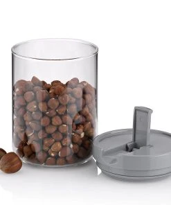 Kela Vorratsdose Arik In Weiß, H 11 Cm / Ø 10,5 Cm -Relaxdays Verkaufsshop kela vorratsdose arik in weiss h 11 cm o 10 5 cm 3