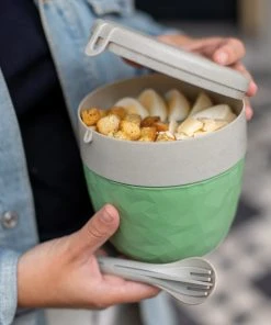 Koziol ORGANIC BENTOBOX L - Bentobox In Nature Leaf Green -Relaxdays Verkaufsshop koziol organic bentobox l bentobox in nature leaf green 2