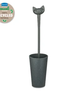 Koziol ORGANIC MIAOU * - Toilettenbürste In Recycled Ash Grey