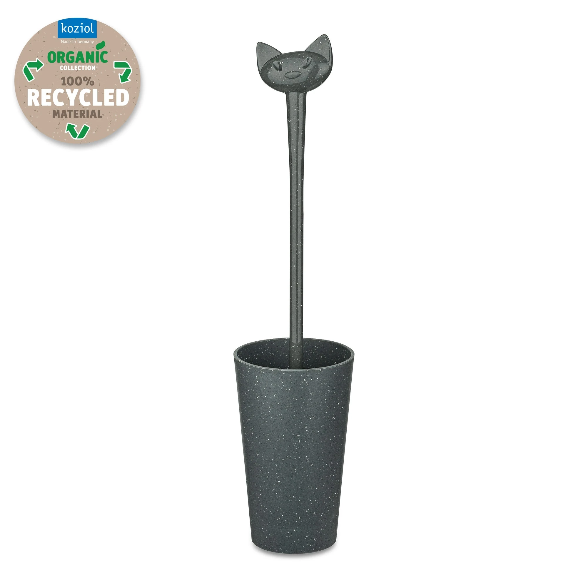 Koziol ORGANIC MIAOU * - Toilettenbürste In Recycled Ash Grey 1 Koziol ORGANIC MIAOU * - Toilettenbürste In Recycled Ash Grey