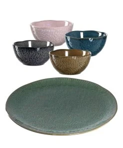 Leonardo 5er Set Dipschalen Matera ø 32.0 Cm In Bunt -Relaxdays Verkaufsshop leonardo 5er set dipschalen matera o 32 0 cm in bunt 1