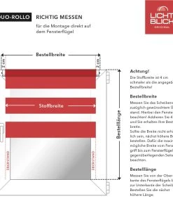 Lichtblick Doppelrollo 150 Cm In Rosa -Relaxdays Verkaufsshop lichtblick doppelrollo 150 cm in rosa 4