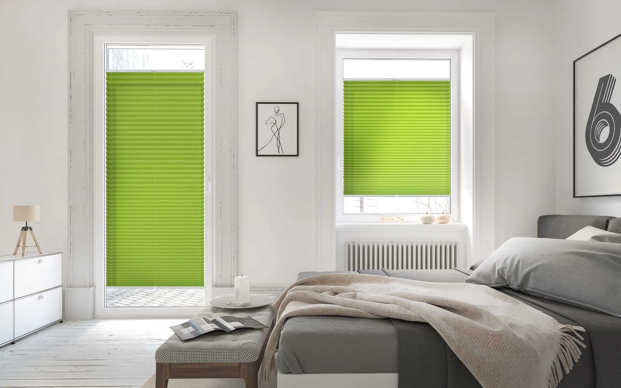 Lichtblick Plissee, Faltrollo In Grün 4 Lichtblick Plissee, Faltrollo In Grün – Bild 4