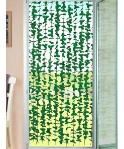 Maximex Blättervorhang Liane In Grün -Relaxdays Verkaufsshop maximex blattervorhang liane in grun 2