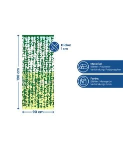 Maximex Blättervorhang Liane In Grün -Relaxdays Verkaufsshop maximex blattervorhang liane in grun 3