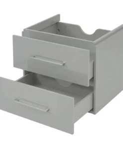 MCW Premium Waschbeckenunterschrank D16 Hochglanz, Grau -Relaxdays Verkaufsshop mcw premium waschbeckenunterschrank d16 hochglanz grau 1