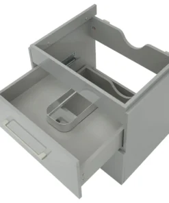 MCW Premium Waschbeckenunterschrank D16 Hochglanz, Grau -Relaxdays Verkaufsshop mcw premium waschbeckenunterschrank d16 hochglanz grau 4