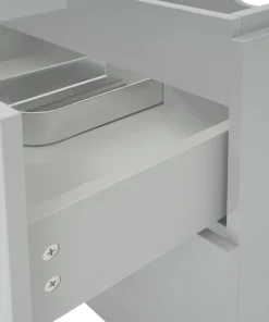 MCW Premium Waschbeckenunterschrank D16 Hochglanz, Grau -Relaxdays Verkaufsshop mcw premium waschbeckenunterschrank d16 hochglanz grau 5