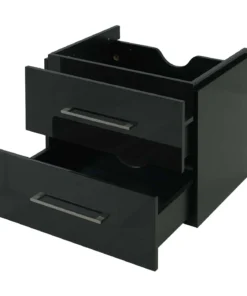 MCW Premium Waschbeckenunterschrank D16 Hochglanz, Schwarz -Relaxdays Verkaufsshop mcw premium waschbeckenunterschrank d16 hochglanz schwarz 1