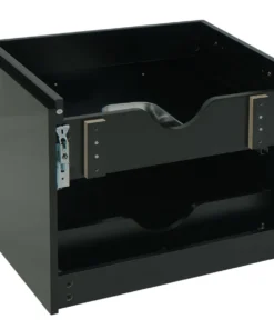 MCW Premium Waschbeckenunterschrank D16 Hochglanz, Schwarz -Relaxdays Verkaufsshop mcw premium waschbeckenunterschrank d16 hochglanz schwarz 4