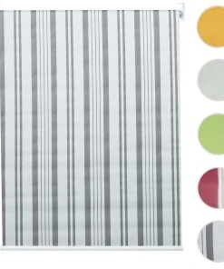 MCW Rollo D52, 50x160cm, Grau/weiß -Relaxdays Verkaufsshop mcw rollo d52 50x160cm grau weiss 5