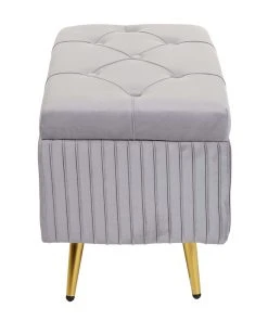 MCW Sitzbank Mit Stauraum K50, Silber-hellgrau -Relaxdays Verkaufsshop mcw sitzbank mit stauraum k50 silber hellgrau 5