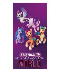 Bade-/Strandtuch My Little Pony - (L) 140 Cm X (B) 70 Cm In Dunkellila