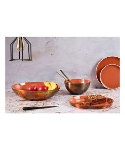 Servierteller "Origin" In Terrakotta - Ø 30 Cm -Relaxdays Verkaufsshop origin servierteller origin in terrakotta o 30 cm 1