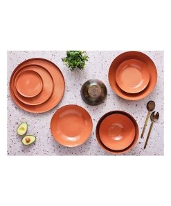 Servierteller "Origin" In Terrakotta - Ø 30 Cm -Relaxdays Verkaufsshop origin servierteller origin in terrakotta o 30 cm 5