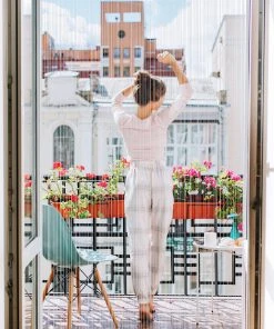 Relaxdays 1 X Fadenvorhang In Silber - (L)245 X (B)145 Cm -Relaxdays Verkaufsshop relaxdays 1 x fadenvorhang in silber l 245 x b 145 cm 2