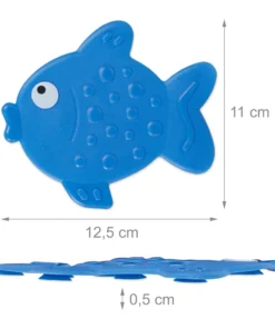 Relaxdays 10 X Badewannensticker "Fisch" In Blau -Relaxdays Verkaufsshop relaxdays 10 x badewannensticker fisch in blau 3