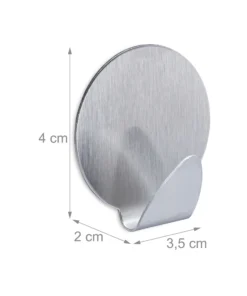 Relaxdays 10er Set Klebehaken In Silber 11 Relaxdays 10er Set Klebehaken In Silber -Relaxdays Verkaufsshop relaxdays 10er set klebehaken in silber 3