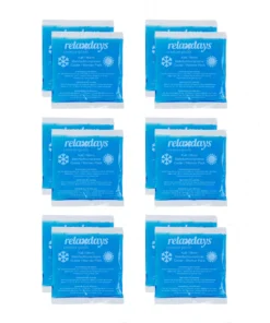 Relaxdays 12 X Kühlpad In Blau