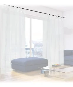 Relaxdays 2 X Gardine In Weiß - (B)140 X (H)245 Cm -Relaxdays Verkaufsshop relaxdays 2 x gardine in weiss b 140 x h 245 cm 7