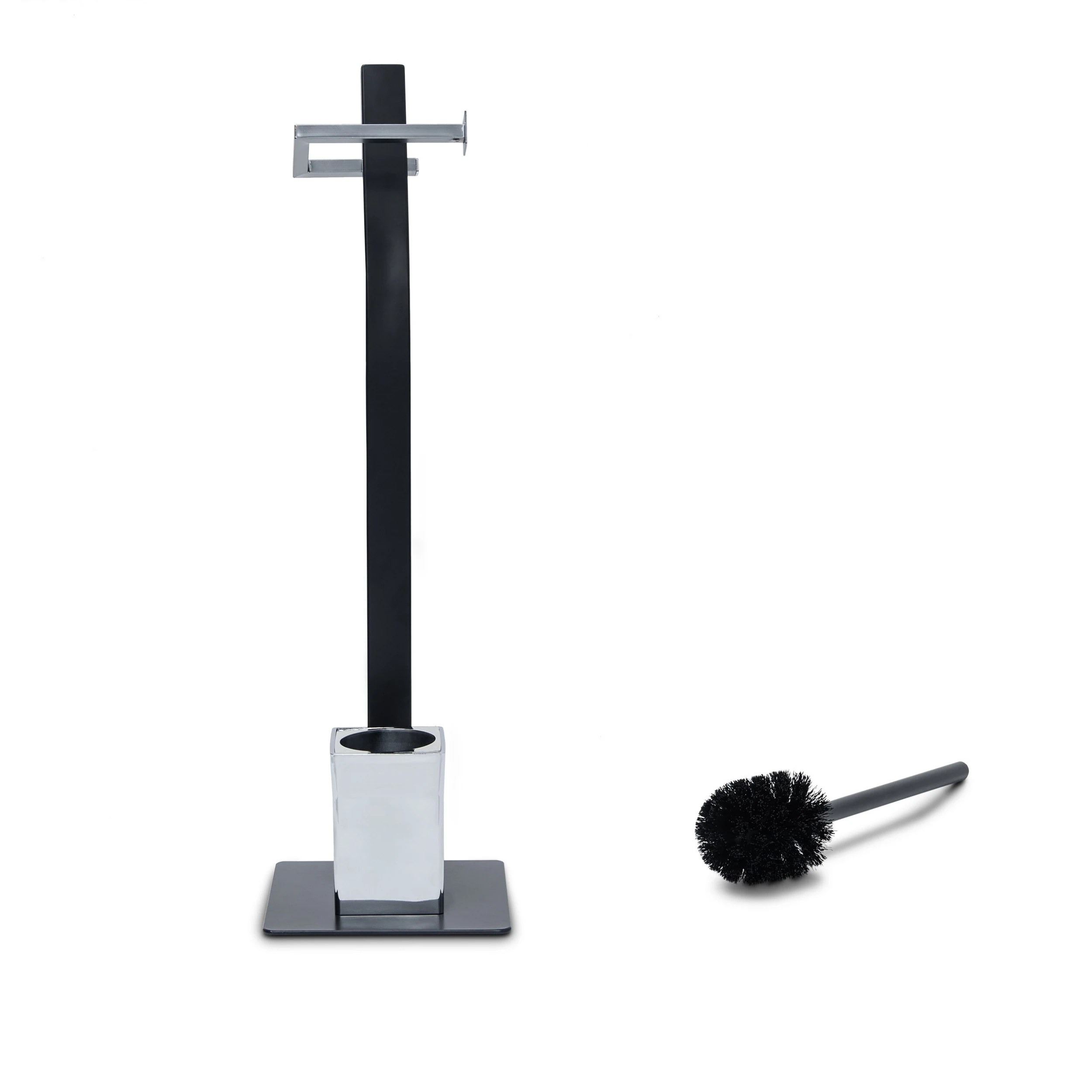 Relaxdays 2tlg. Badezimmer-Set In Schwarz 8 Relaxdays 2tlg. Badezimmer-Set In Schwarz – Bild 8