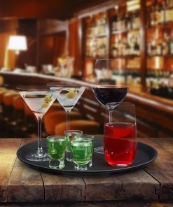 Relaxdays 2x Gastrotablett In Schwarz - Ø35 Cm -Relaxdays Verkaufsshop relaxdays 2x gastrotablett in schwarz o35 cm 2