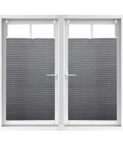 Relaxdays 2x Plissee In Grau - (B)90 X (H)210 Cm -Relaxdays Verkaufsshop relaxdays 2x plissee in grau b 90 x h 210 cm 5