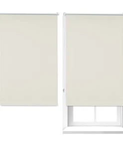 Relaxdays 2x Thermorollo In Beige - (B)60 X (H)160cm