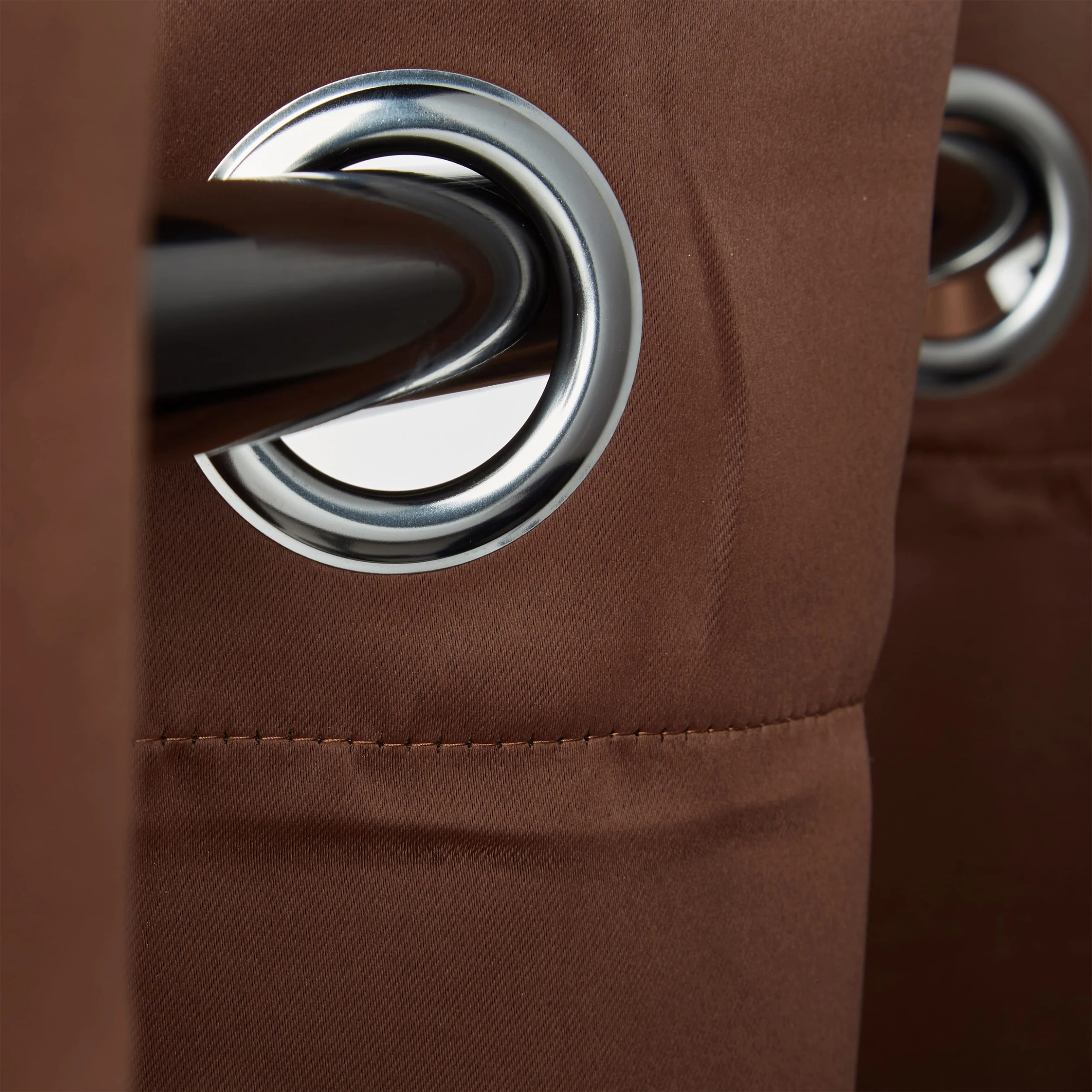 Relaxdays 2x Verdunklungsvorhänge In Braun - (L)245 X (B)135 Cm 6 Relaxdays 2x Verdunklungsvorhänge In Braun - (L)245 X (B)135 Cm – Bild 6