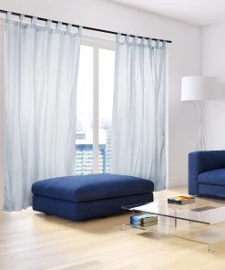 Relaxdays 2x Vorhänge In Silber - (L)245 X (B)140 Cm -Relaxdays Verkaufsshop relaxdays 2x vorhange in silber l 245 x b 140 cm 1