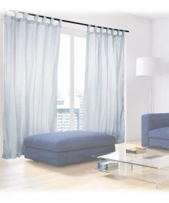 Relaxdays 2x Vorhänge In Silber - (L)245 X (B)140 Cm -Relaxdays Verkaufsshop relaxdays 2x vorhange in silber l 245 x b 140 cm 5