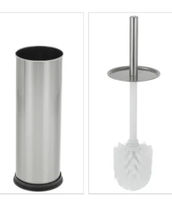 Relaxdays 3-tlg. Badezimmer Set In Silber -Relaxdays Verkaufsshop relaxdays 3 tlg badezimmer set in silber 5