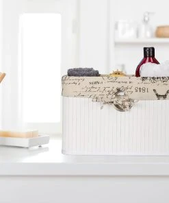 Relaxdays 3 X Aufbewahrungskorb In Weiß/ Creme - (B)31 X (H)20 X (T)31 Cm -Relaxdays Verkaufsshop relaxdays 3 x aufbewahrungskorb in weiss creme b 31 x h 20 x t 31 cm 1