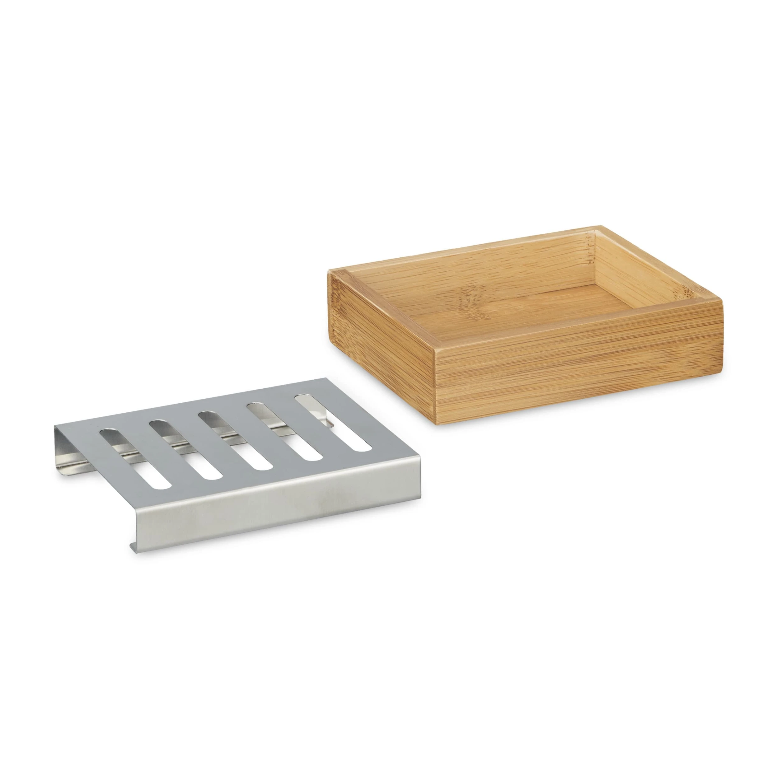 Relaxdays 3tlg. Badaccessoire-Set In Natur 5 Relaxdays 3tlg. Badaccessoire-Set In Natur – Bild 5