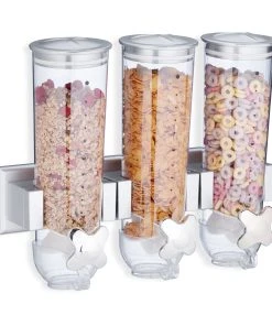 Relaxdays 3x Müslispender In Silber -Relaxdays Verkaufsshop relaxdays 3x muslispender in silber 7