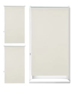 Relaxdays 3x Thermorollo In Beige - (B)90 X (H)210 Cm