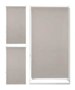 Relaxdays 3x Thermorollo In Braun - (B)80 X (H)210 Cm