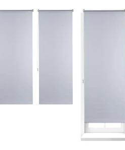 Relaxdays 3x Thermorollo In Weiß - (B)60 X (H)160 Cm -Relaxdays Verkaufsshop relaxdays 3x thermorollo in weiss b 60 x h 160 cm 7