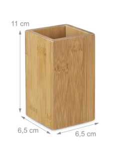 Relaxdays 3x Zahnputzbecher In Natur -Relaxdays Verkaufsshop relaxdays 3x zahnputzbecher in natur 1