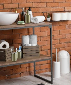 Relaxdays 4-tlg. Badezimmer Set In Gold -Relaxdays Verkaufsshop relaxdays 4 tlg badezimmer set in gold 4