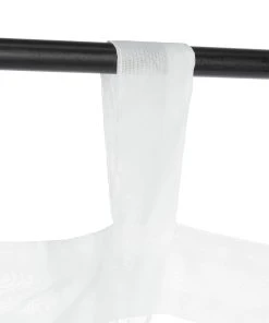 Relaxdays 4 X Gardine In Weiß - (B)140 X (H)245 Cm -Relaxdays Verkaufsshop relaxdays 4 x gardine in weiss b 140 x h 245 cm 5