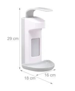Relaxdays 4x Desinfektionsspender In Weiß - 500 Ml -Relaxdays Verkaufsshop relaxdays 4x desinfektionsspender in weiss 500 ml 3