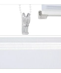 Relaxdays 4x Doppelrollo In Weiß - (B)76 X (H)156 Cm -Relaxdays Verkaufsshop relaxdays 4x doppelrollo in weiss b 76 x h 156 cm 6