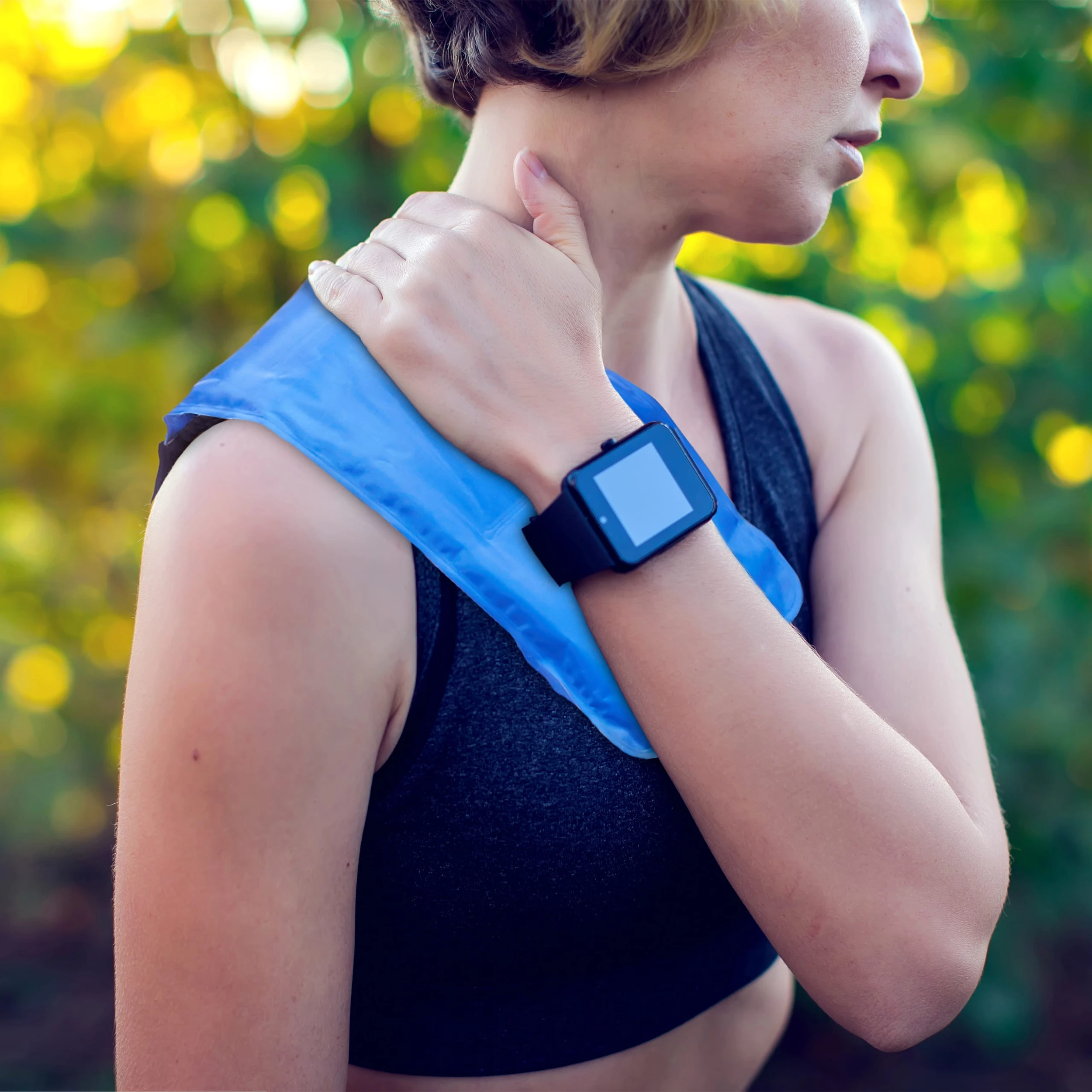 Relaxdays 4x Kühlpad In Blau 2 Relaxdays 4x Kühlpad In Blau – Bild 2