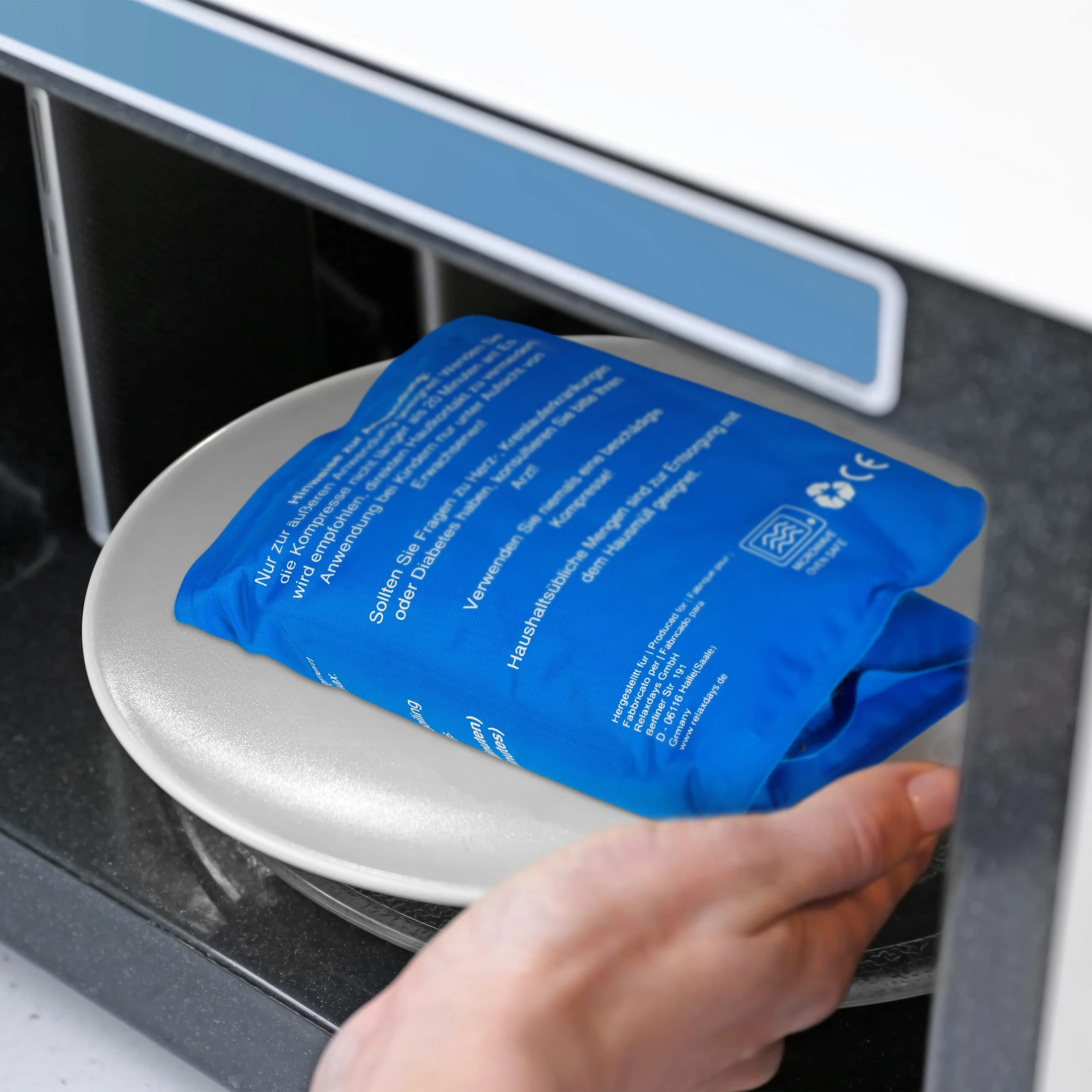 Relaxdays 4x Kühlpad In Blau 5 Relaxdays 4x Kühlpad In Blau – Bild 5