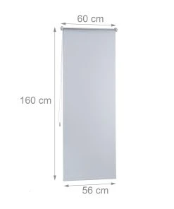 Relaxdays 4x Thermorollo In Weiß - (B)60 X (H)160 Cm -Relaxdays Verkaufsshop relaxdays 4x thermorollo in weiss b 60 x h 160 cm 3