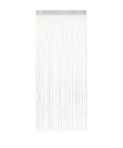 Relaxdays 5 X Fadenvorhang "Glitzer" In Weiß - 90 X 245 Cm