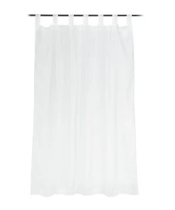 Relaxdays 6 X Gardine In Weiß - (B)140 X (H)175 Cm