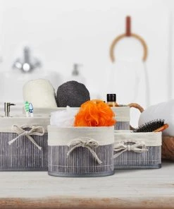 Relaxdays 8 Tlg. Aufbewahrungskorb Set In Grau -Relaxdays Verkaufsshop relaxdays 8 tlg aufbewahrungskorb set in grau 1